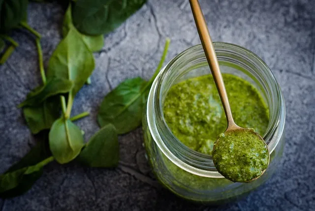 homemade pesto